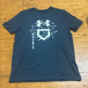 Under Armour Baseball Charcoal Graphic Youth Tee - Youth Medium - BB00900